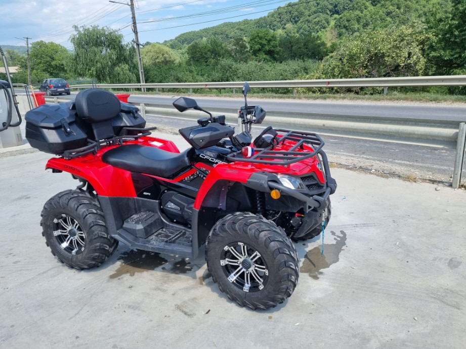 Atv achizitionat în 2021 din reprezentanta CfMoto Pitești,primul proprietar.